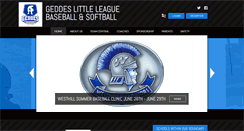 Desktop Screenshot of geddeslittleleague.com